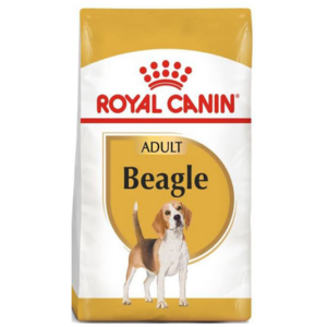 Royal Canin Beagle Adulto es un alimento para perros de esta raza a partir de los 12 meses. El Beagle se distingue por su tendencia a aumentar de peso. Esta fórmula le ayuda a mantener su peso ideal gracias a un contenido adaptado de calorías. La forma exclusiva de la croqueta ayuda a reducir la velocidad de ingestión y estimula la masticación. Esta fórmula también contiene una combinación de fibras